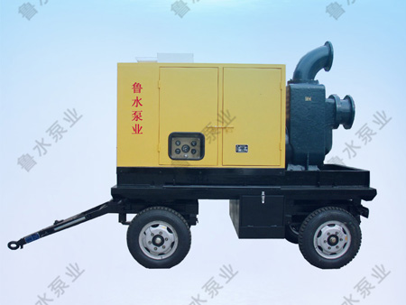 移動式拖車柴(chái)油機泵車